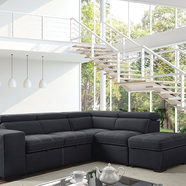 Furniture of America Athene Fabric Sectional CM6603-SECT IMAGE 2
