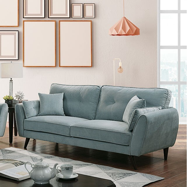 Furniture of America Phillipa Stationary Fabric Sofa CM6610-SF IMAGE 1