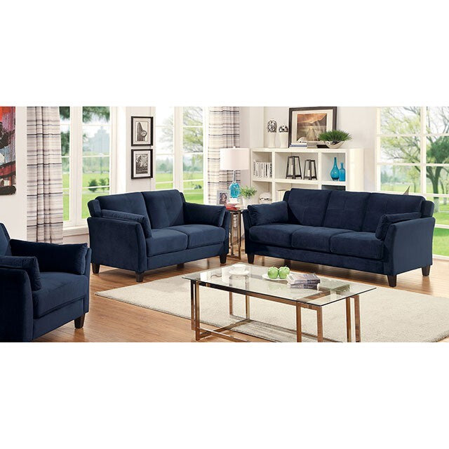 Furniture of America Ysabel Stationary Fabric Chair CM6716NV-CH-PK IMAGE 1