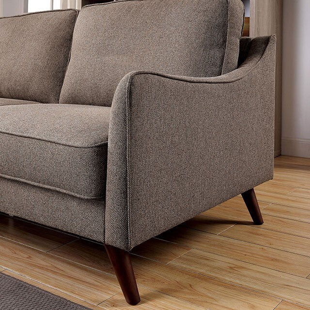Furniture of America Maxime Stationary Fabric Chair CM6971BR-CH IMAGE 3