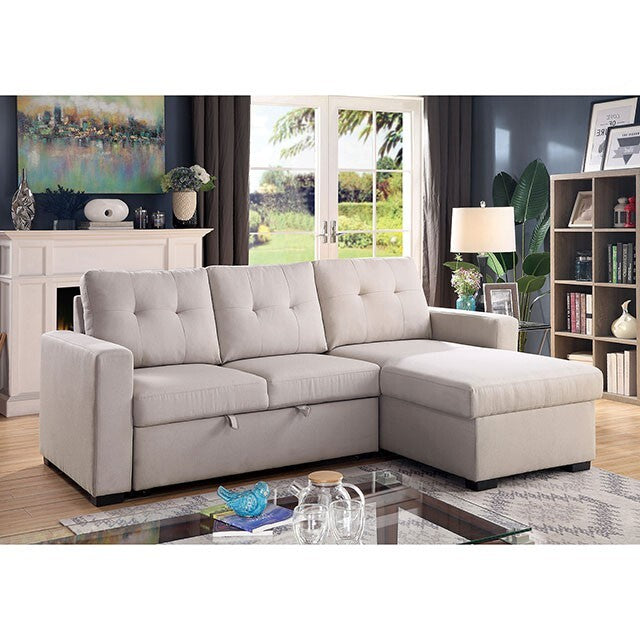 Furniture of America Jacob Fabric Sectional CM6985LG-SECT IMAGE 2