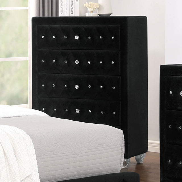 Furniture of America Zohar 5-Drawer Chest CM7130BK-C IMAGE 1