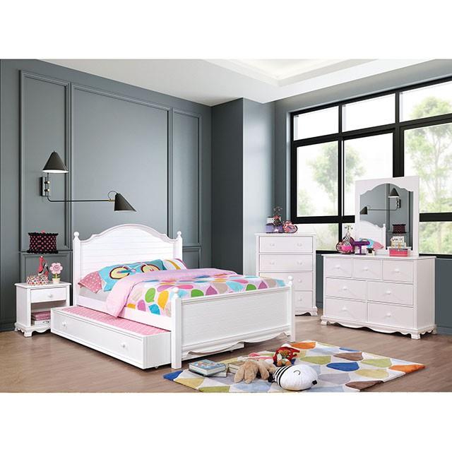 Furniture of America Dani CM7159WH-F-BED-VN Full Bed IMAGE 2