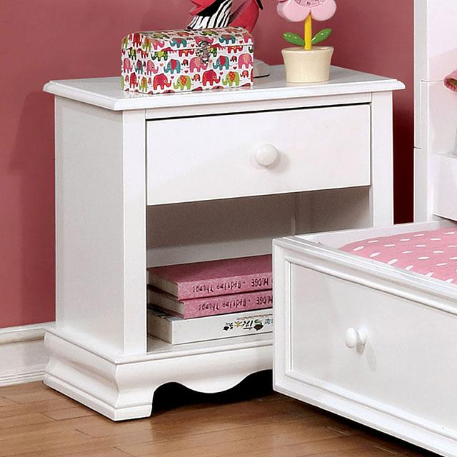 Furniture of America Dani CM7159WH-N-VN Night Stand IMAGE 1