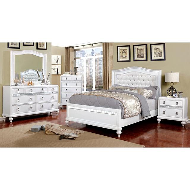 Furniture of America Ariston CM7171WH-M Mirror IMAGE 1