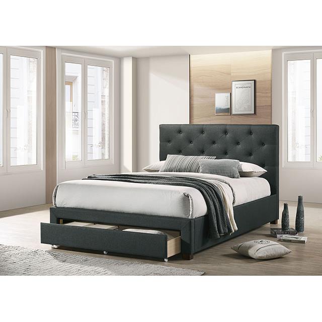 Furniture of America Sybella CM7218DG-CK-BED Cal.King Bed IMAGE 2