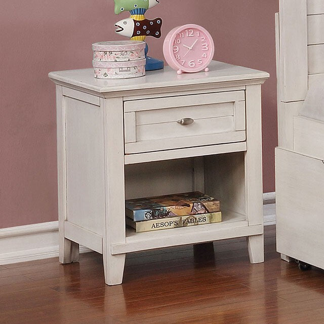 Furniture of America Brogan CM7517WH-N Night Stand IMAGE 2