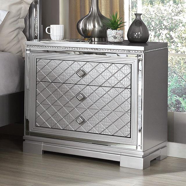 Furniture of America Belleterre CM7518N Night Stand IMAGE 1