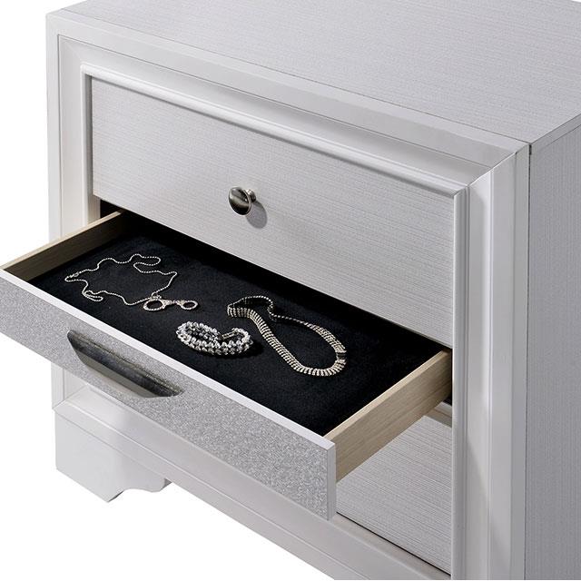 Furniture of America Chrissy CM7552N Night Stand IMAGE 2
