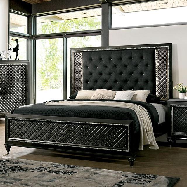 Furniture of America Demetria CM7584Q-BED Queen Bed IMAGE 1