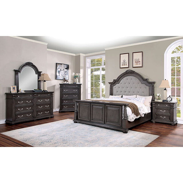 Furniture of America Esperia Dresser Mirror CM7711GY-M IMAGE 2