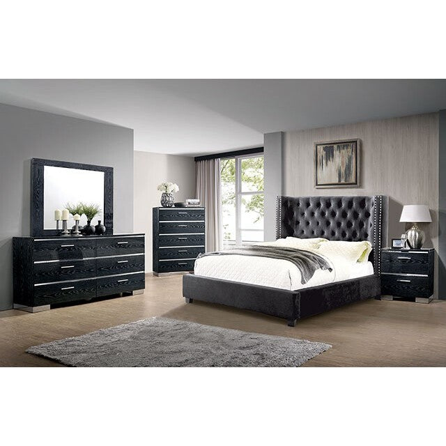 Furniture of America Cayla California King Bed CM7779BK-CK-BED-VN IMAGE 2