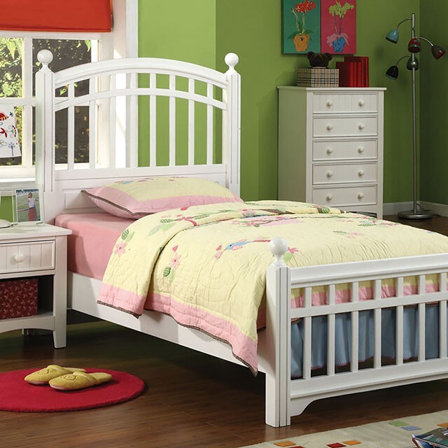 Furniture of America Kids Beds Bed CM7907WH-F-BED IMAGE 1