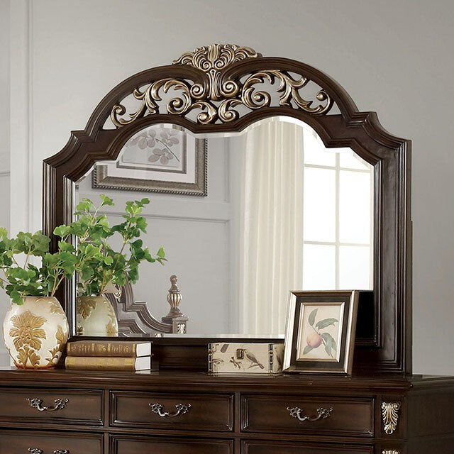 Furniture of America Theodor Dresser Mirror CM7926M IMAGE 1