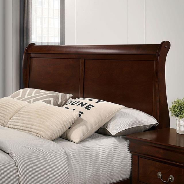 Furniture of America Louis Philippe Full Sleigh Bed CM7966CH-F-BED IMAGE 4