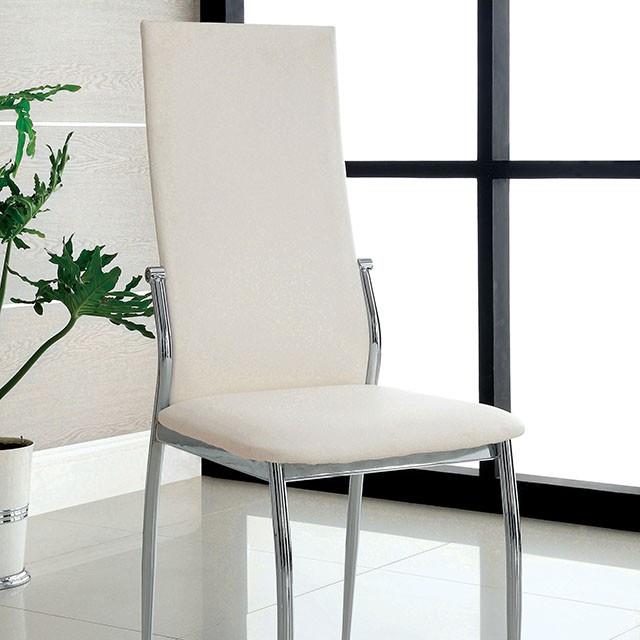 Furniture of America Kalawao CM8310WH-SC-2PK Side Chair (2/Box) IMAGE 1