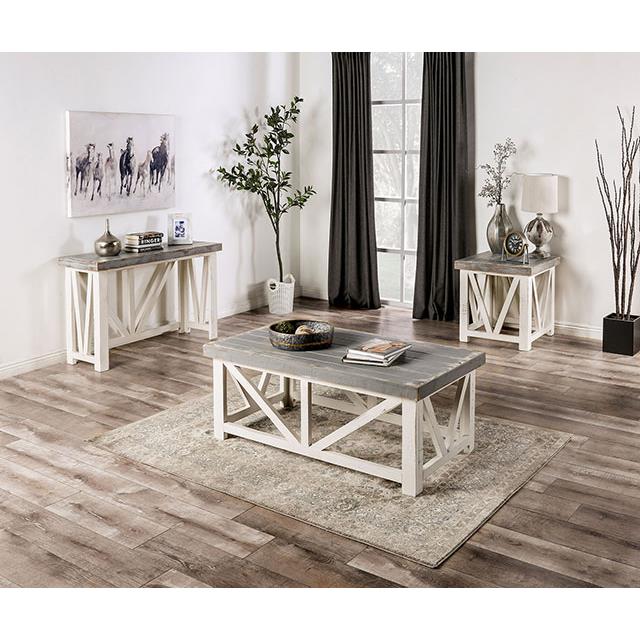 Furniture of America Halton Hills EM4001IV-E End Table IMAGE 2