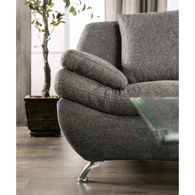 Furniture of America Sarnen EM6721DG-LV Loveseat IMAGE 5