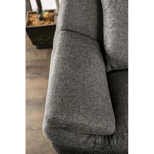 Furniture of America Sarnen EM6721DG-LV Loveseat IMAGE 6