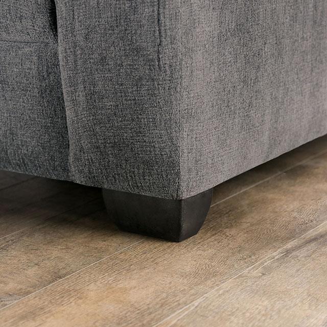 Furniture of America Dagmar EM6723GY-LV Loveseat IMAGE 3