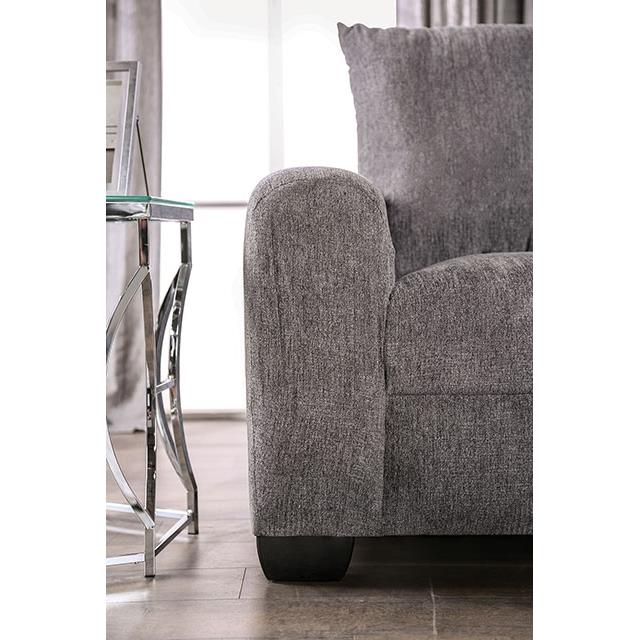 Furniture of America Dagmar EM6723GY-LV Loveseat IMAGE 5