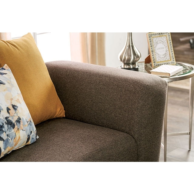 Furniture of America Krefeld Fabric Sectional EM6750BR-SECT IMAGE 5