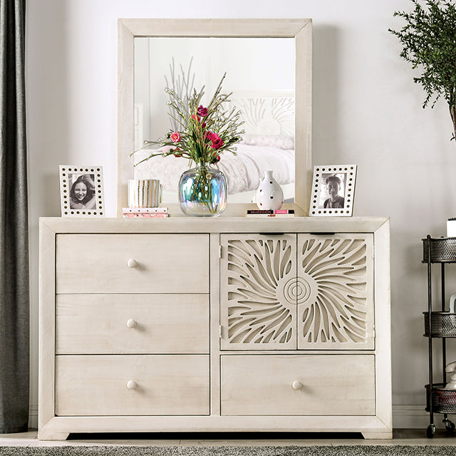 Furniture of America Geneva 4-Drawer Dresser EM7080IV-D IMAGE 3