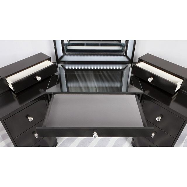Furniture of America Tracie FOA-DK5686DG-PK Vanity Set IMAGE 3