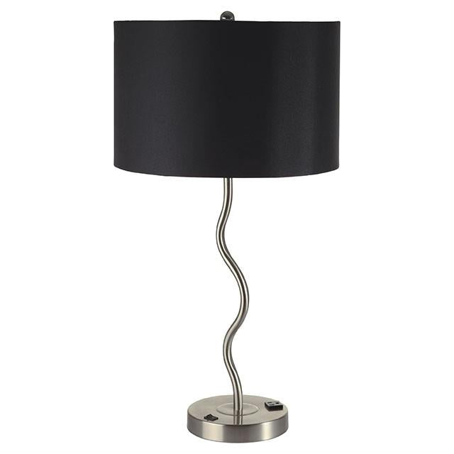 Furniture of America Sprig L76224T-BK-2PK Table Lamp (2/Box) IMAGE 1