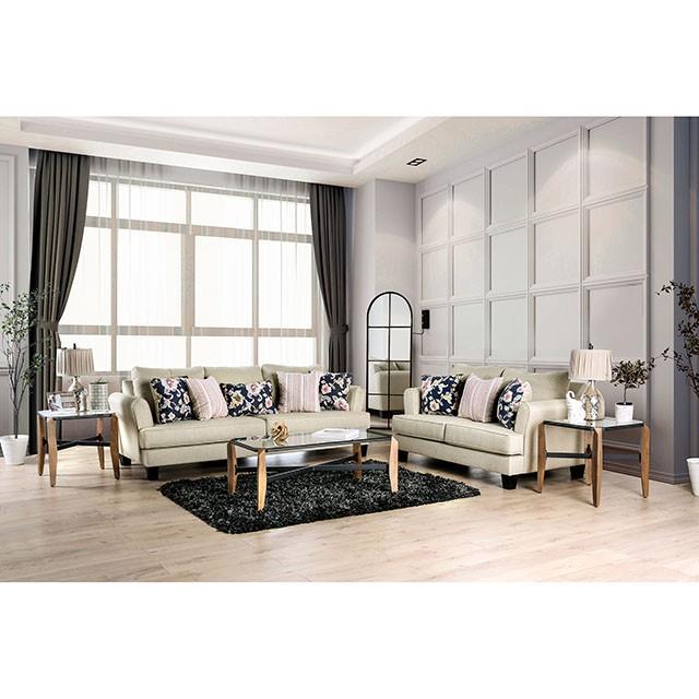 Furniture of America Denbigh SM1281-LV Love Seat IMAGE 2
