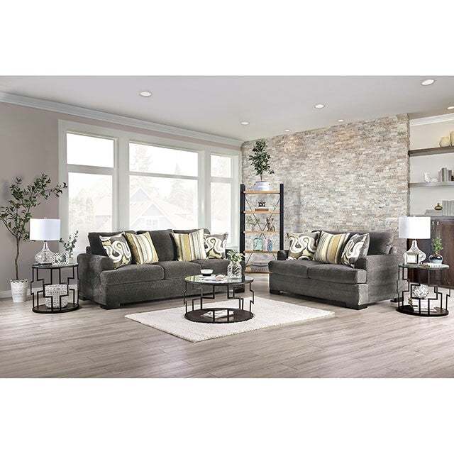 Furniture of America Taliyah Stationary Fabric Sofa SM3080-SF IMAGE 2