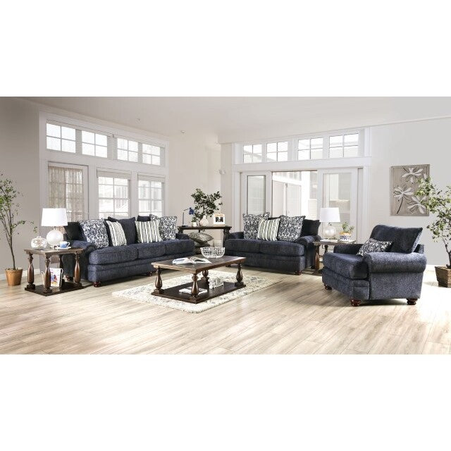 Furniture of America Hadleigh Stationary Fabric Loveseat SM5157-LV IMAGE 2