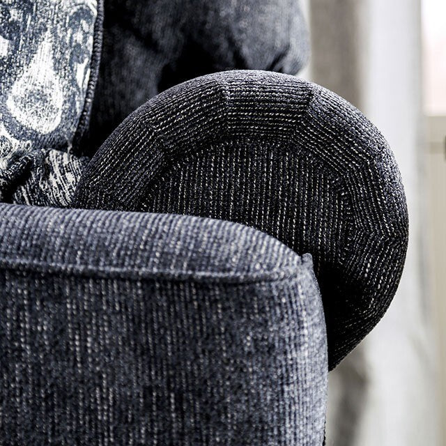 Furniture of America Hadleigh Stationary Fabric Loveseat SM5157-LV IMAGE 3