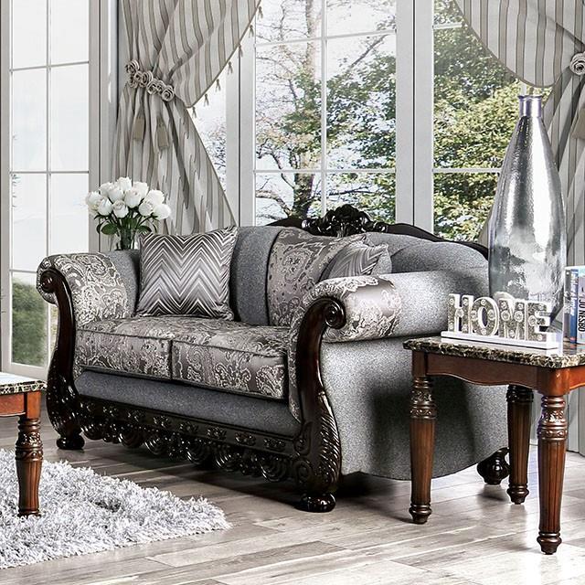 Furniture of America Newdale SM6424-LV Love Seat IMAGE 1