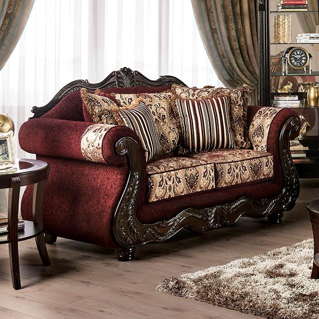 Furniture of America Matteo SM6433-LV Love Seat IMAGE 1
