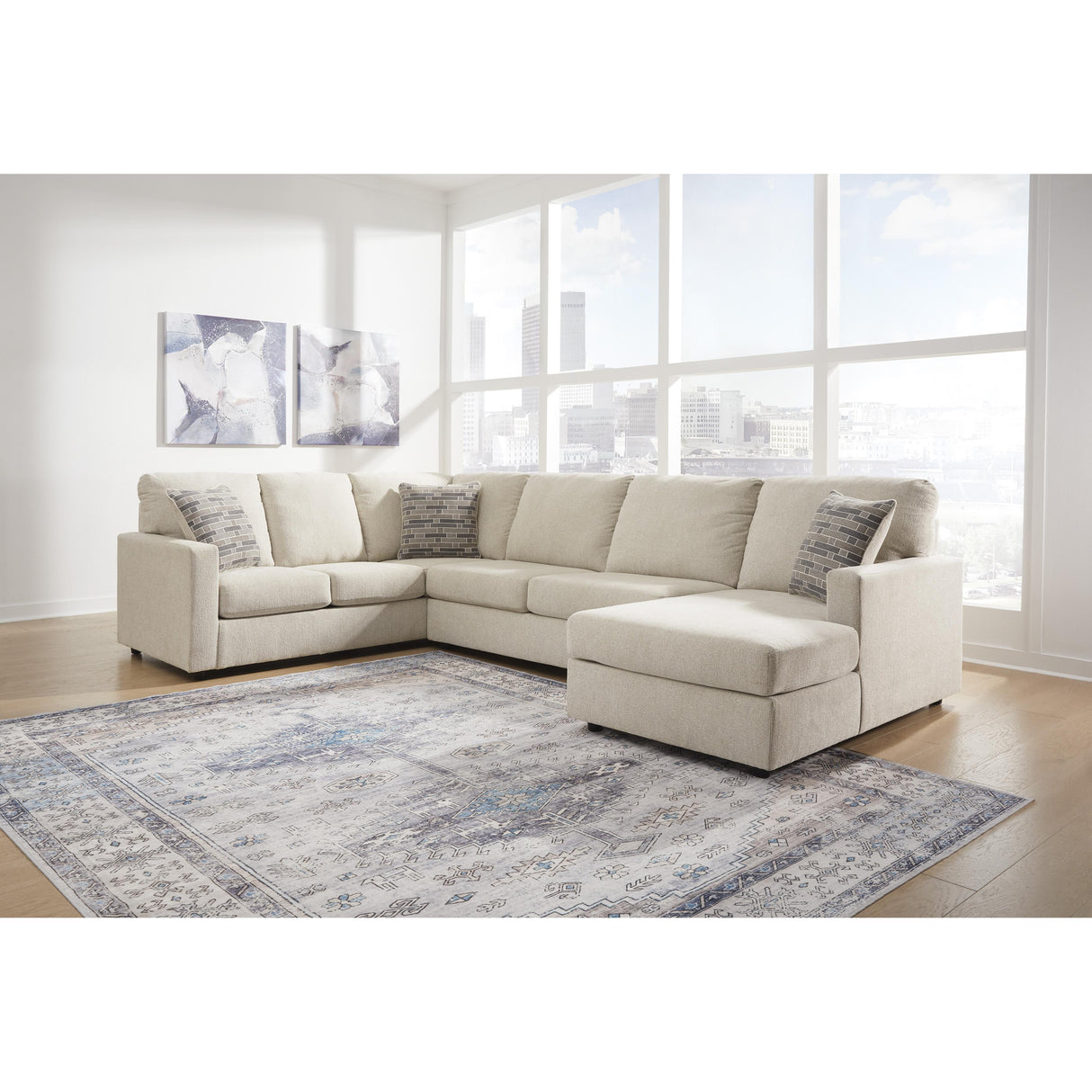 Signature Design by Ashley Edenfield 29004S2 3 pc Sectional with Chaise IMAGE 3