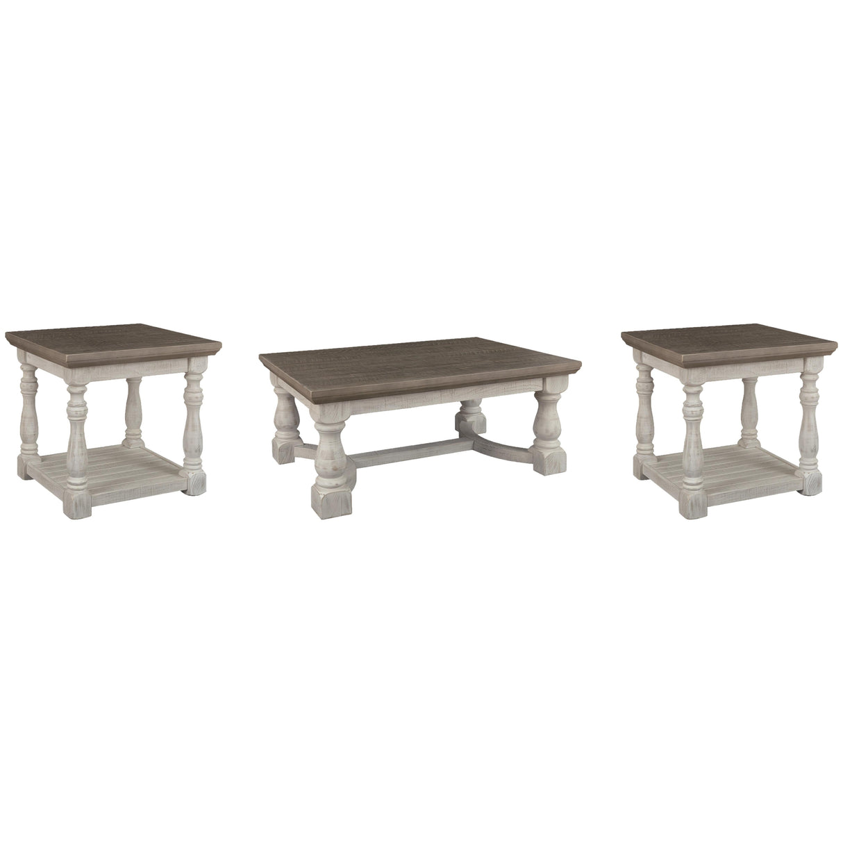 Signature Design by Ashley Havalance T814T1 Coffee Table and 2 End Tables IMAGE 1