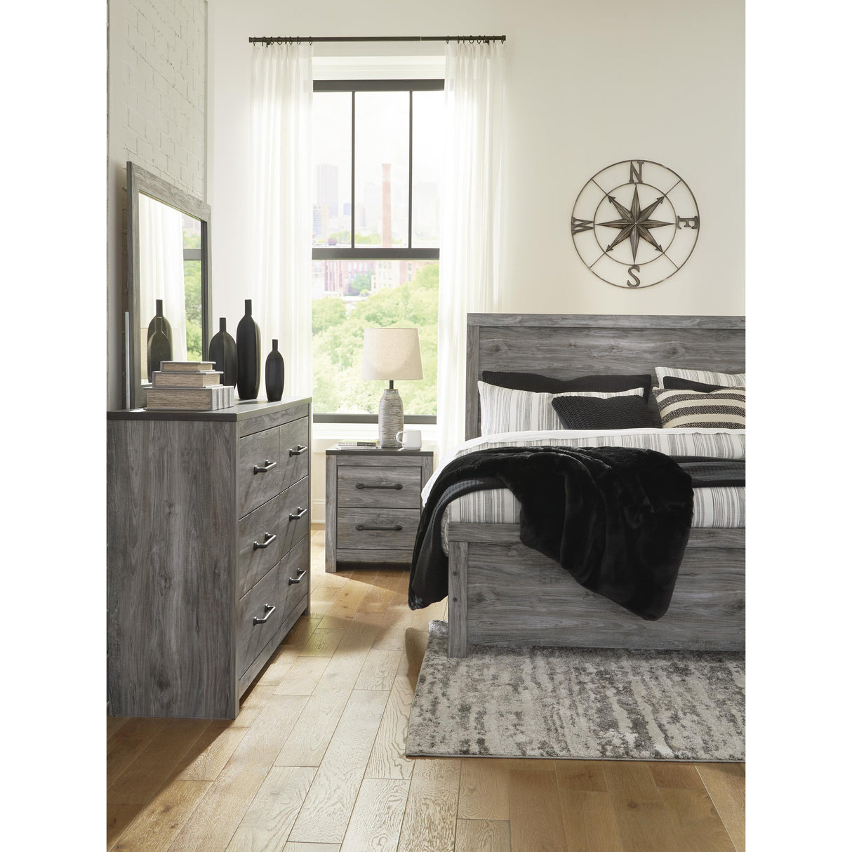 Signature Design by Ashley Bronyan B1290B4 King Panel Bed IMAGE 7