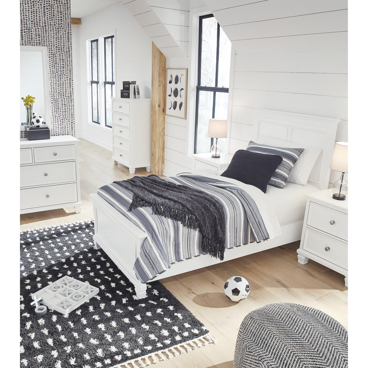 Signature Design by Ashley Fortman B680B6 Twin Panel Bed IMAGE 10