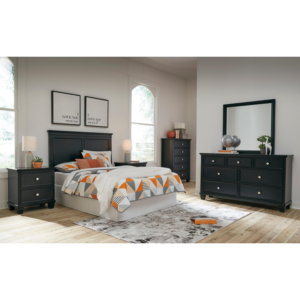 Signature Design by Ashley Lanolee B687-92 Two Drawer Night Stand IMAGE 14