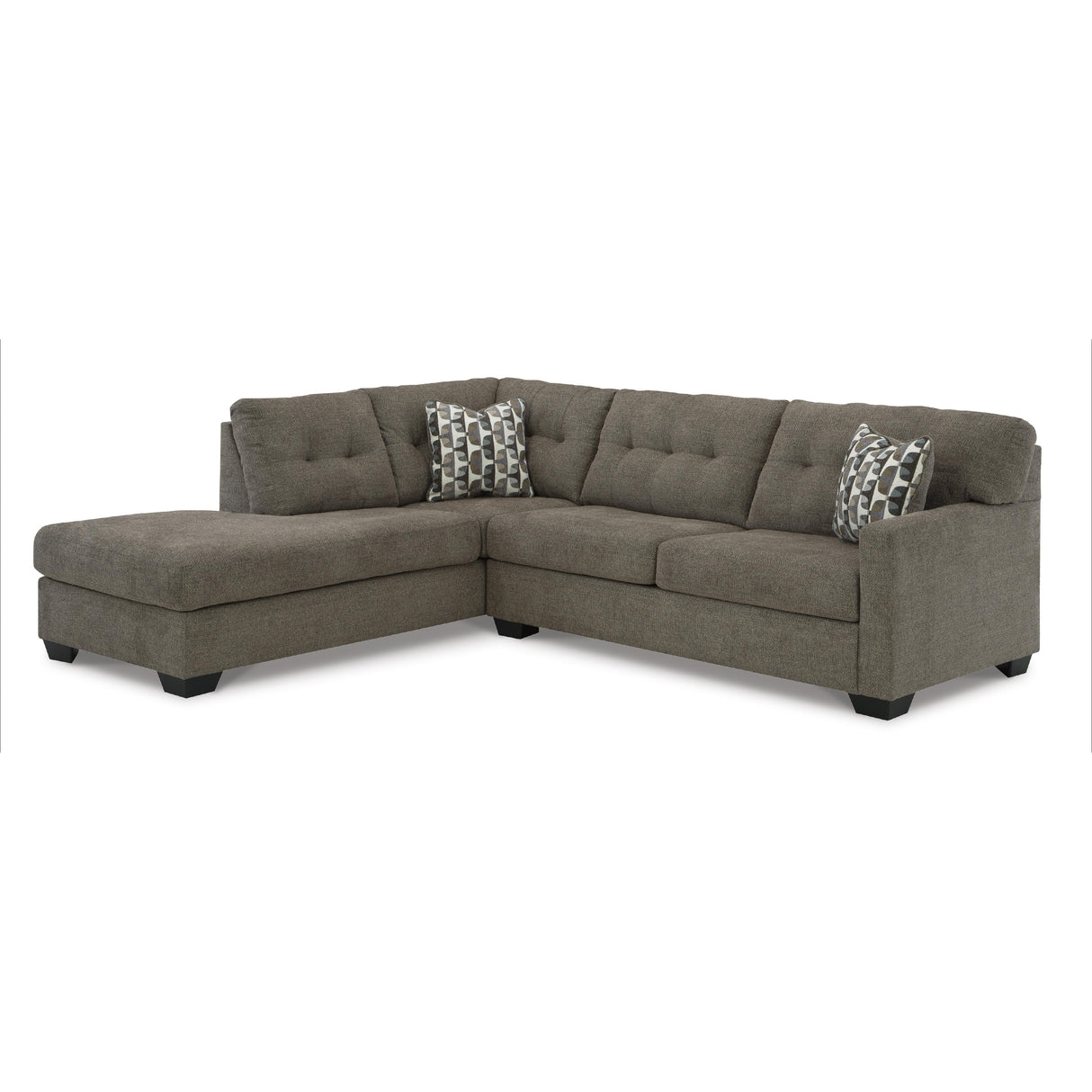 Signature Design by Ashley Mahoney 31005S3 2 pc Sleeper Sectional with Chaise IMAGE 1