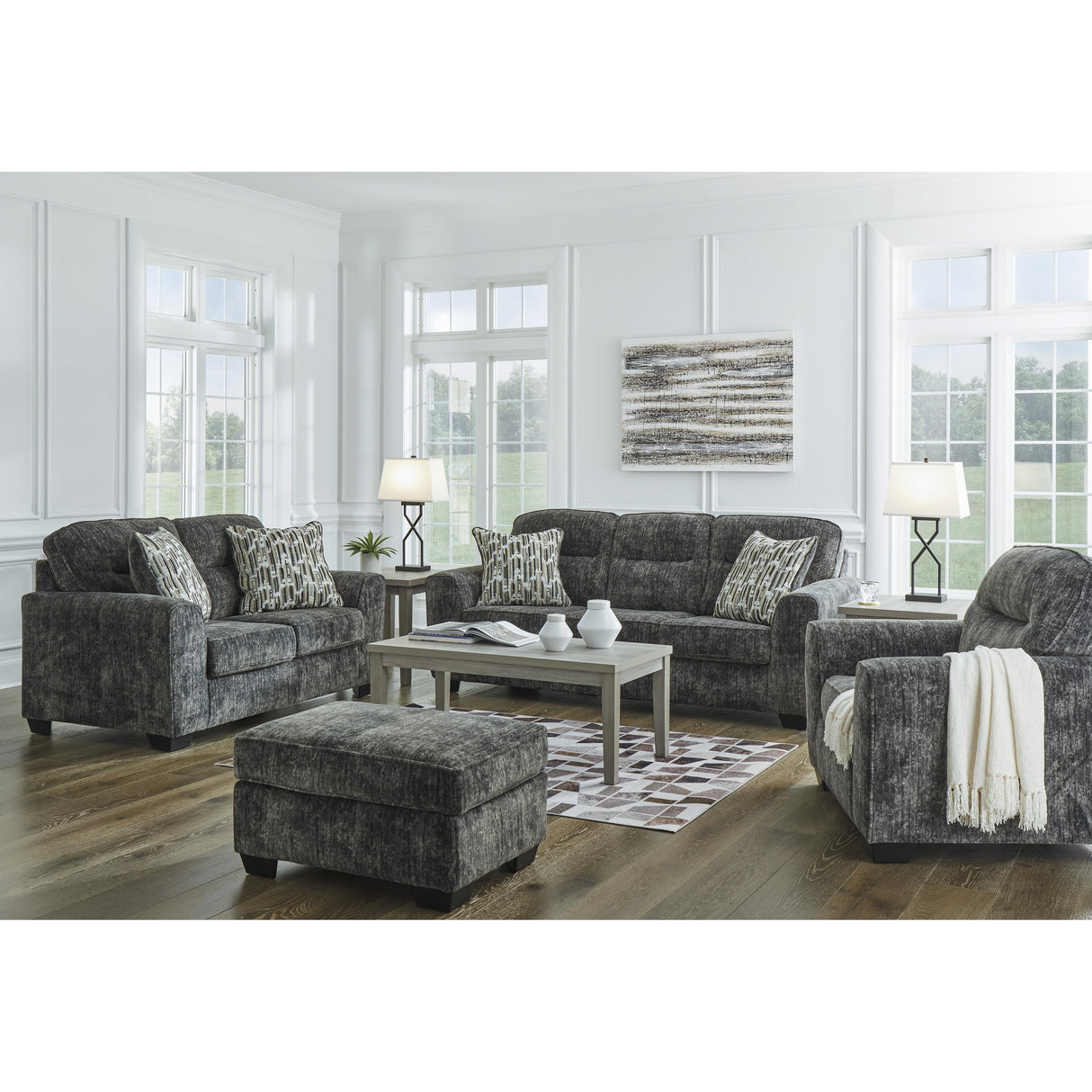 Signature Design by Ashley Lonoke 5050423 Chair and a Half IMAGE 6