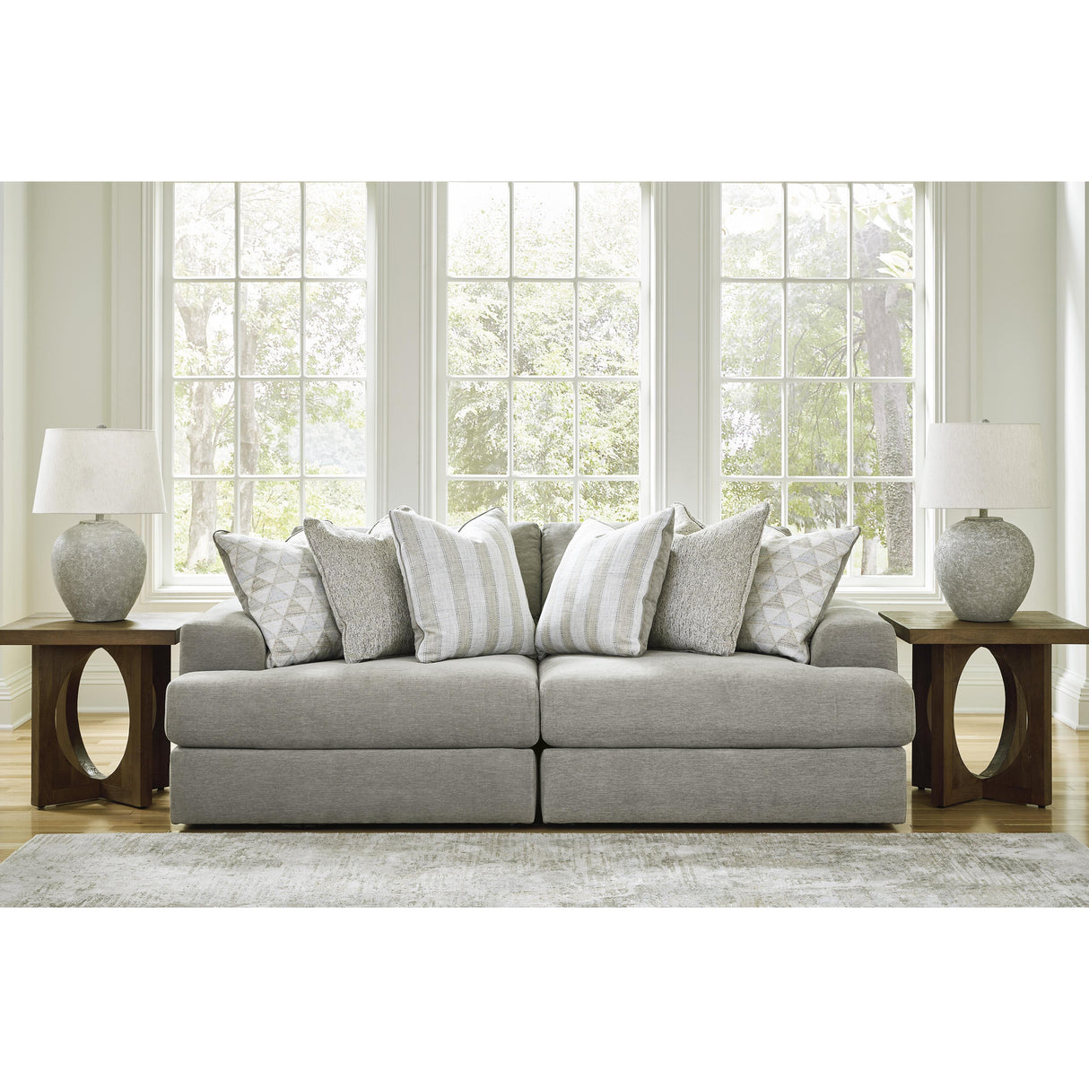 Signature Design by Ashley Avaliyah 58103S1 2 pc Sectional Loveseat IMAGE 1