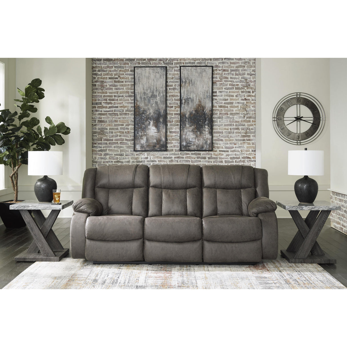 Signature Design by Ashley First Base 6880488 Reclining Sofa IMAGE 6