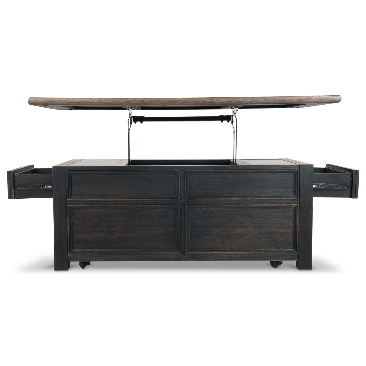 Signature Design by Ashley Tyler Creek T736T3 Coffee Table and 2 End Tables with Console IMAGE 19