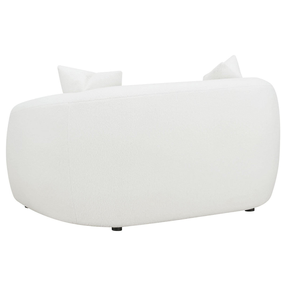 Coaster Furniture Isabella 509872 Faux Sheepskin Upholstered Loveseat - Natural IMAGE 5