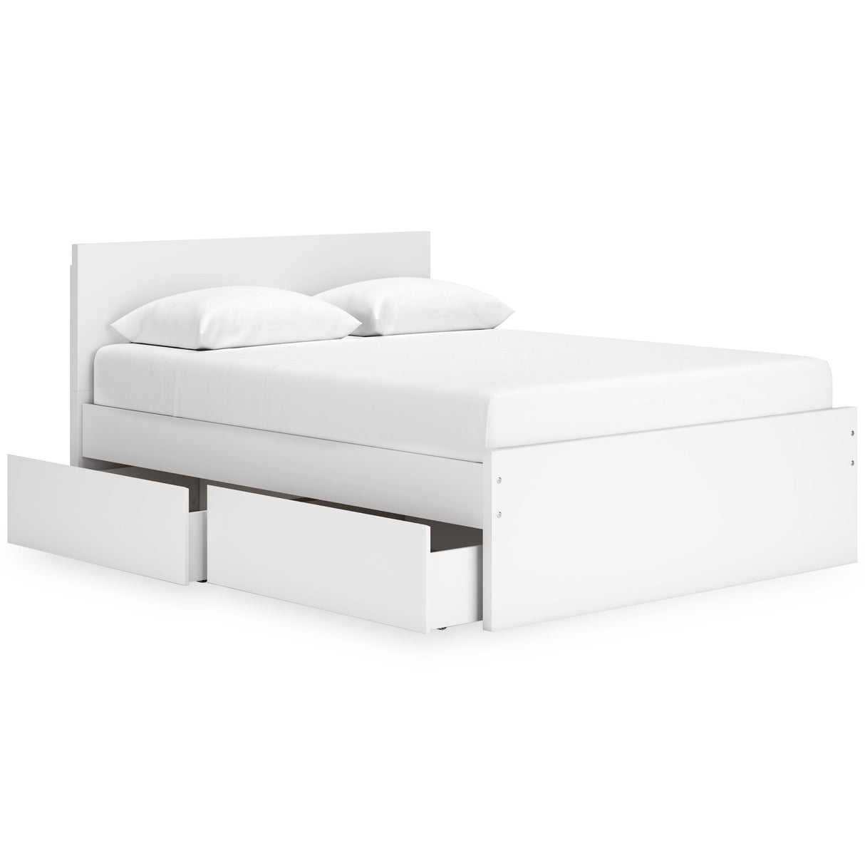 Signature Design by Ashley Onita EB9630B16 Queen Panel Platform Bed with 2 Side Storage IMAGE 2
