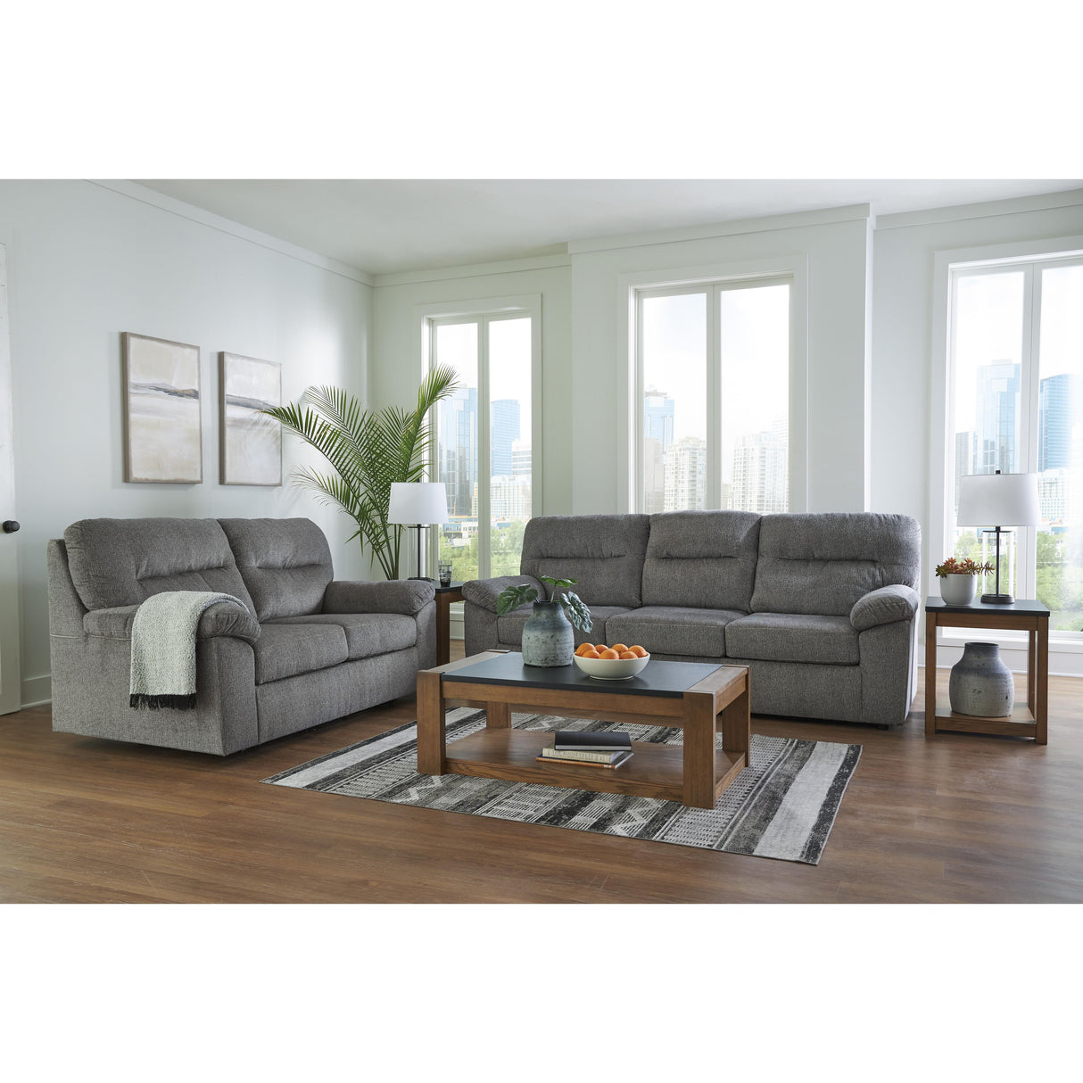 Signature Design by Ashley Bindura 3030578 Glider Loveseat IMAGE 9