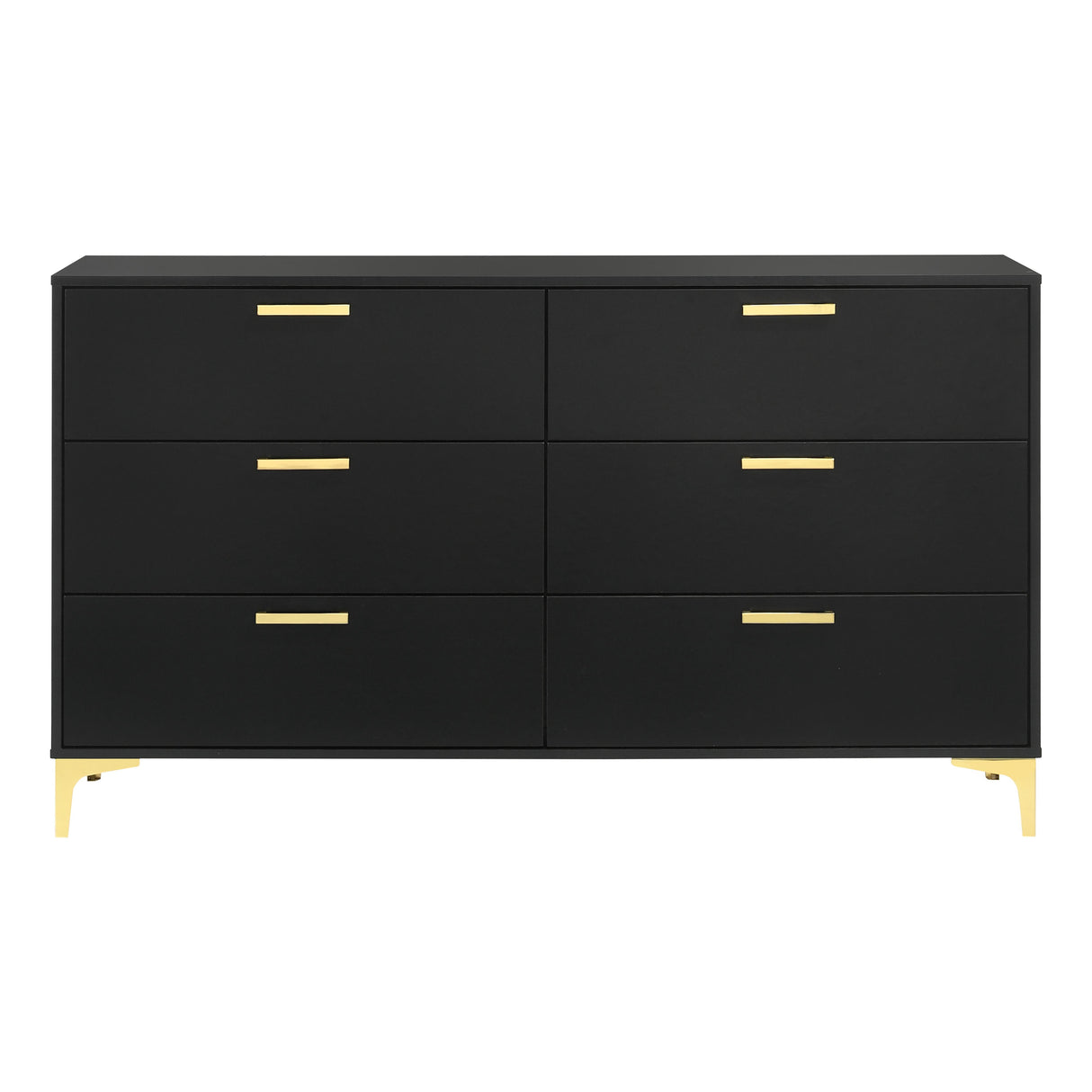 Coaster Furniture Kendall 224453 6-Drawer Dresser - Black IMAGE 3