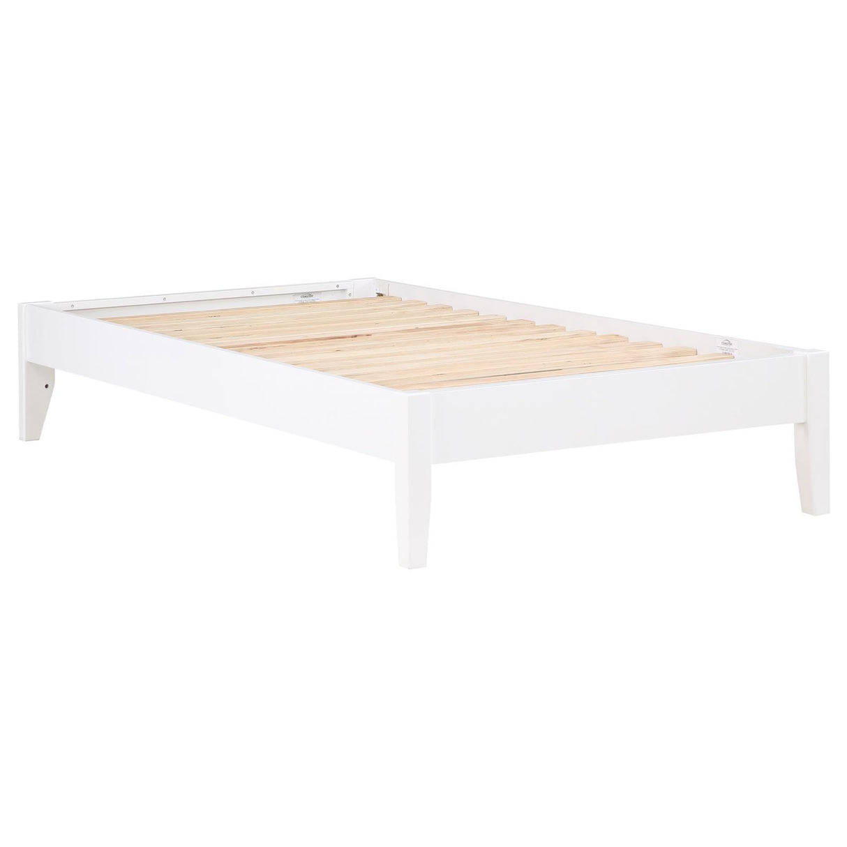 Coaster Furniture Hounslow 306128T Twin Universal Platform Bed - White IMAGE 1